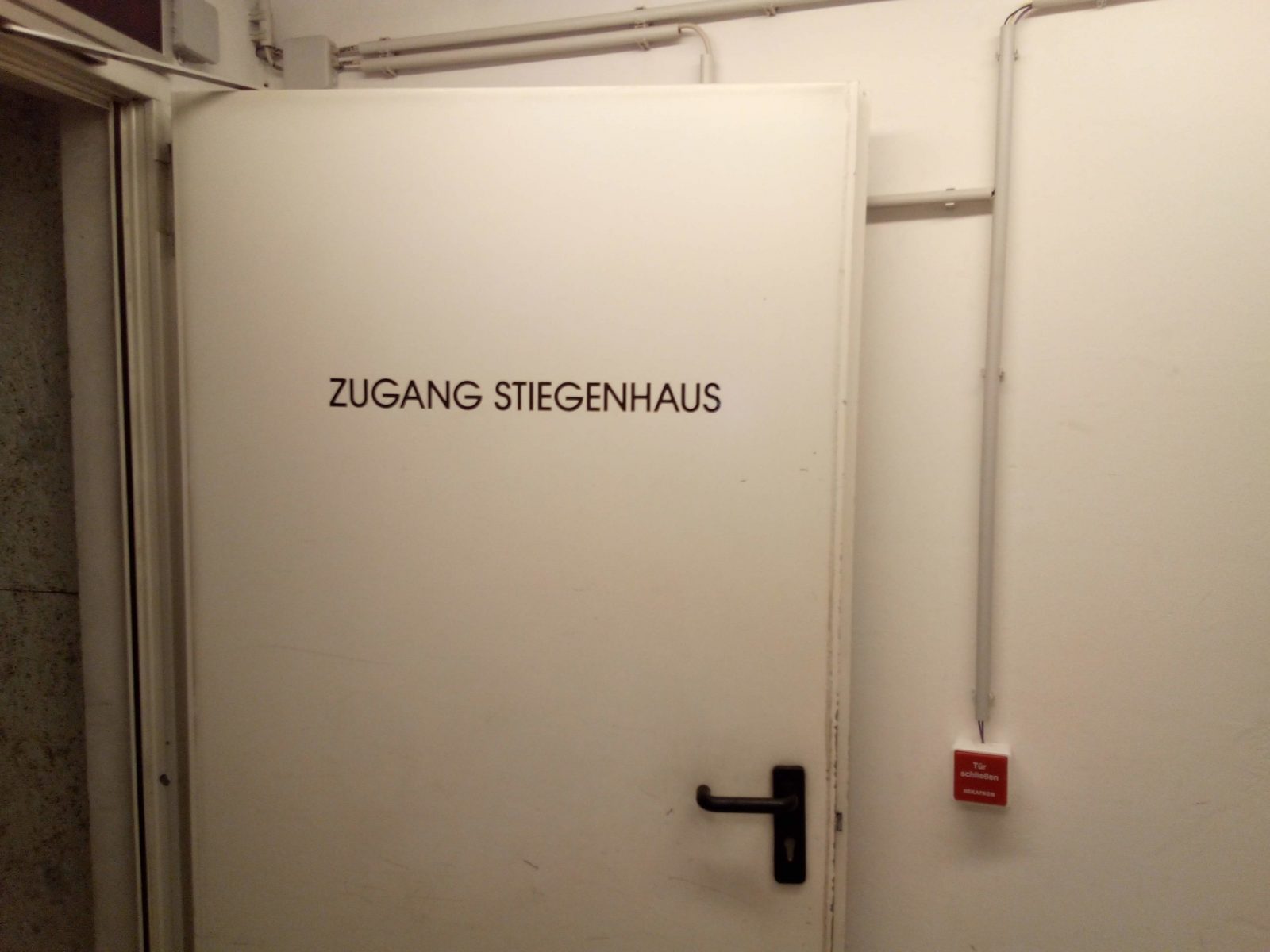 Offene Türe
